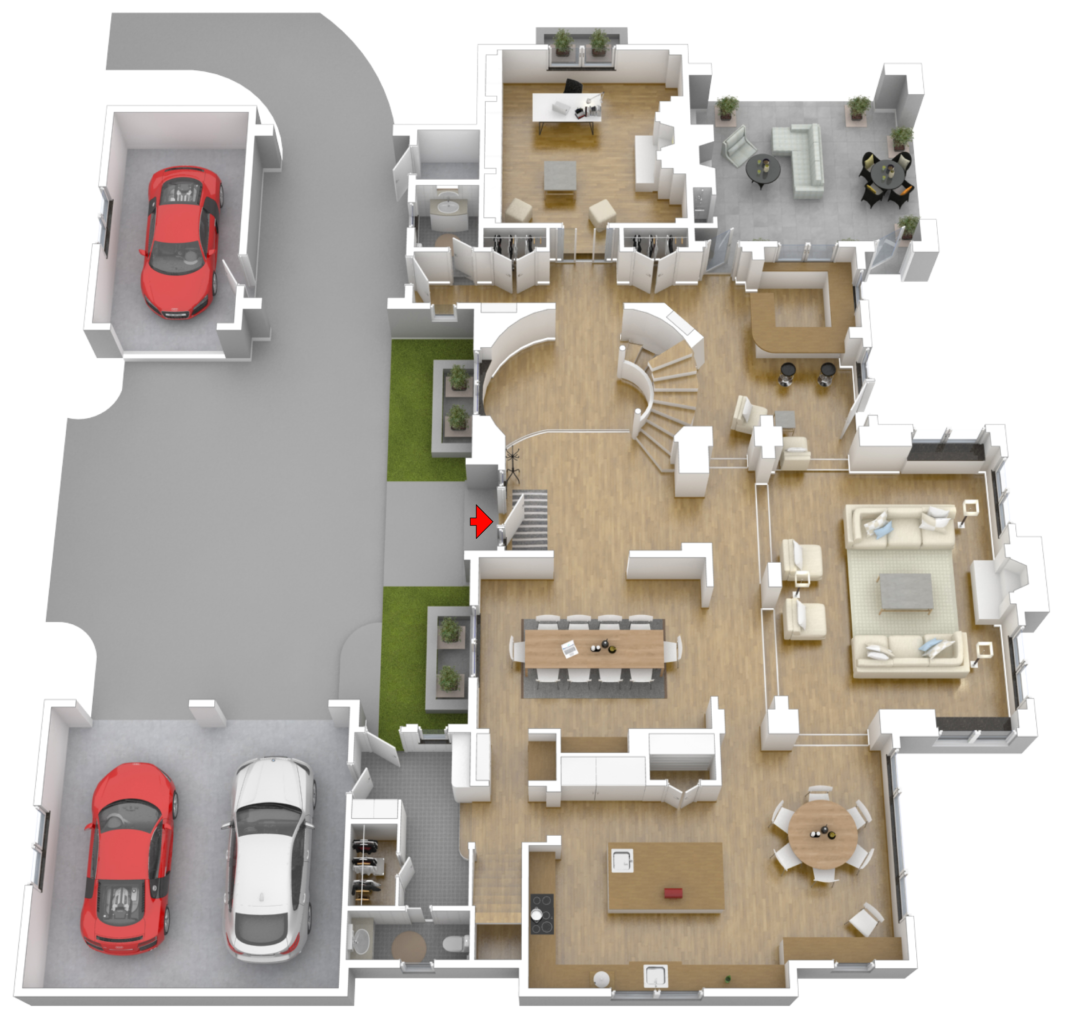 3D floor plan